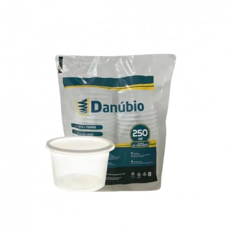 Pote 250ml Tr Danubio C/24 Kit Redondo