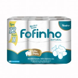 Papel Higiênico F.dupla Fofinho C/12rl 30mt (8x12)