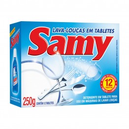 Lava Loucas Tablete Samy 250g C/12 P/ Maq