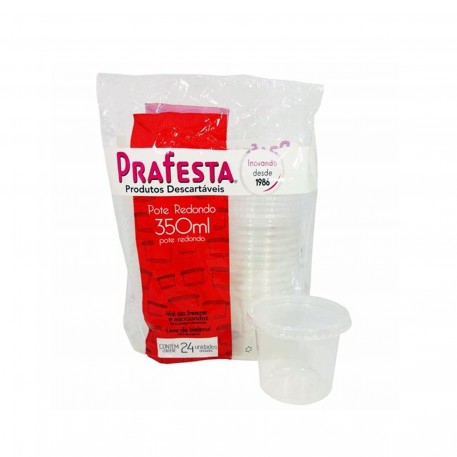 Pote 350ml Prafesta C/24 Tr Red