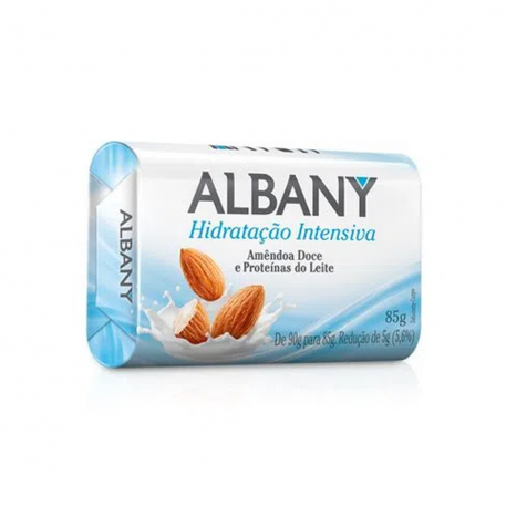 Sabonete 85gr Albany Prot Leite Az