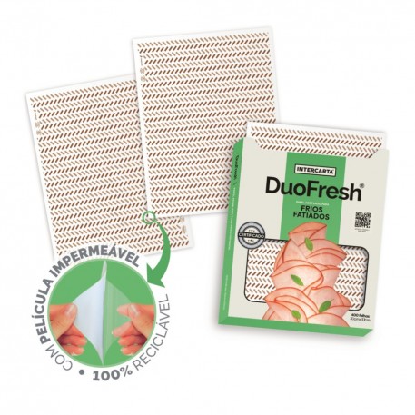 Papel Acoplado 30x37 Duofresh Palha C/400 18gr