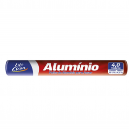 Rolo Aluminio 30cmx4mts Lifeclean